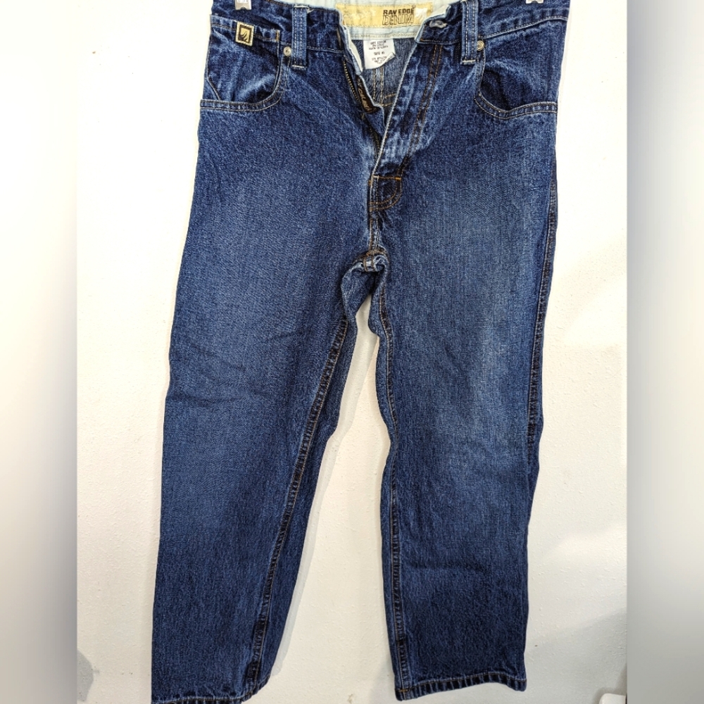 Vintage 90's Raw Edge Caliber style Wide Leg Skater kids size 10